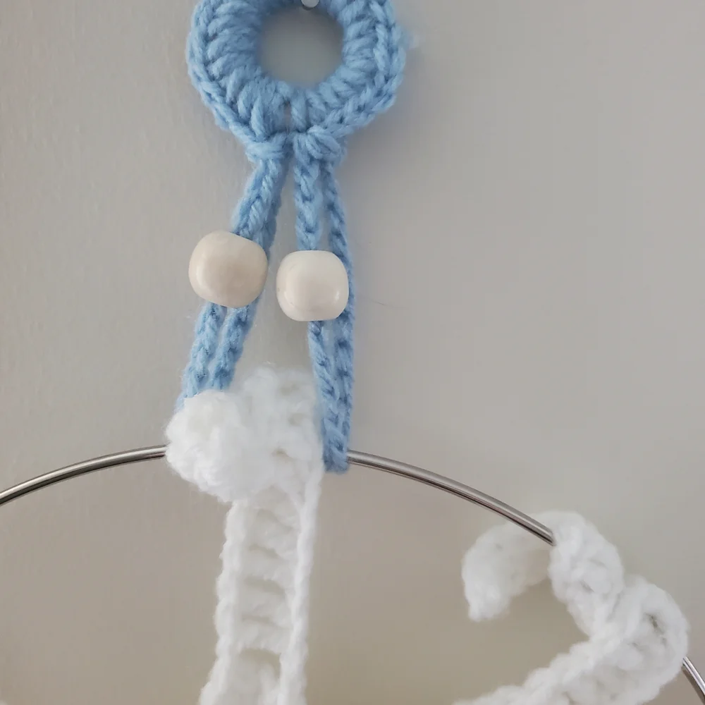 Handmade Octopus Wall Hanging Coastal Beachy Decor - Picture 6 of 9